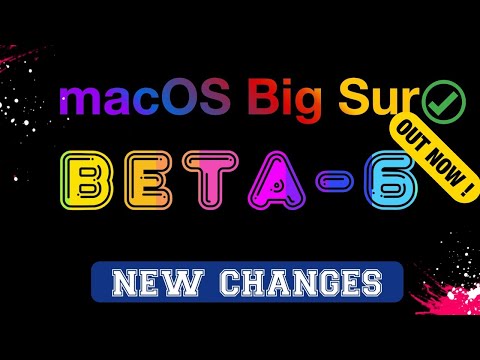 macOS Big Sur 11 beta 6 is Out! - What's New?