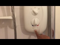 Electric Shower Mira Sports Usage Instructions How To Guide