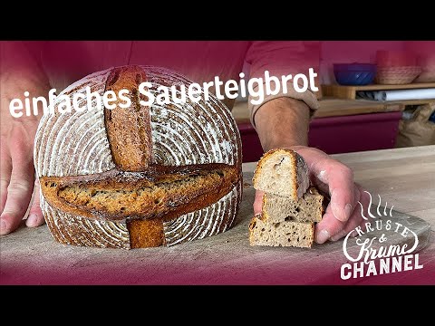 Sauerteigbrot selber backen | Brot backen mit selbstgemachtem Sauerteig
