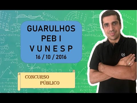 Resolução do Concurso de Guarulhos de 2016 - VUNESP