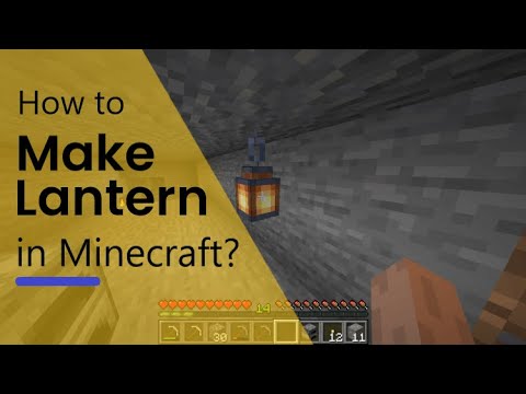 How to Make a LANTERN in Minecraft Survival 1.16?...
