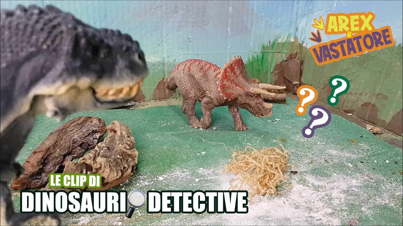 Un triceratopo molto aggressivo🦖 [Clip Dinosauri Detective]