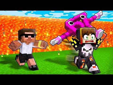 I PRETENDED TO BE A NOOB IN LAVA RISING MINECRAFT!!