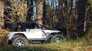 preview picture of video 'RC TRIAL Jeep Wrangler TJ Rubicon #9'