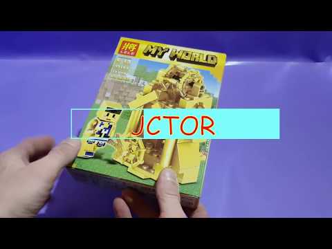 MINECRAFT. Review and assembly constructor 'MY WORLD' / Обзор и сборка конструктора 'MY WORLD'