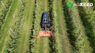 Autonomous mulching in organic apple orchards with the AgBot W3 2 SERIES