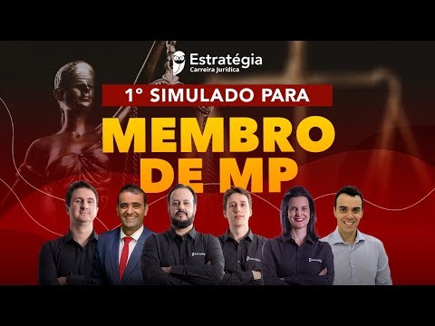 1º Simulado para membro de MP - Correção