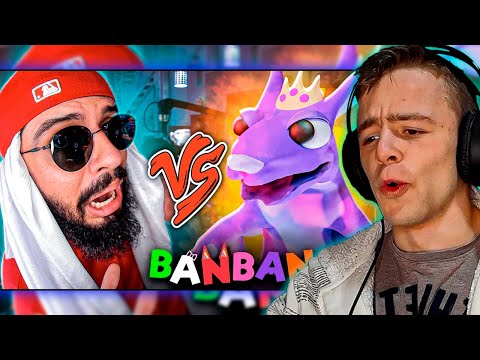 REACT Mussa Vs. Queen Bouncelia (Garten of Banban 4) - Batalha com Games | Batalha de Rimas Rap