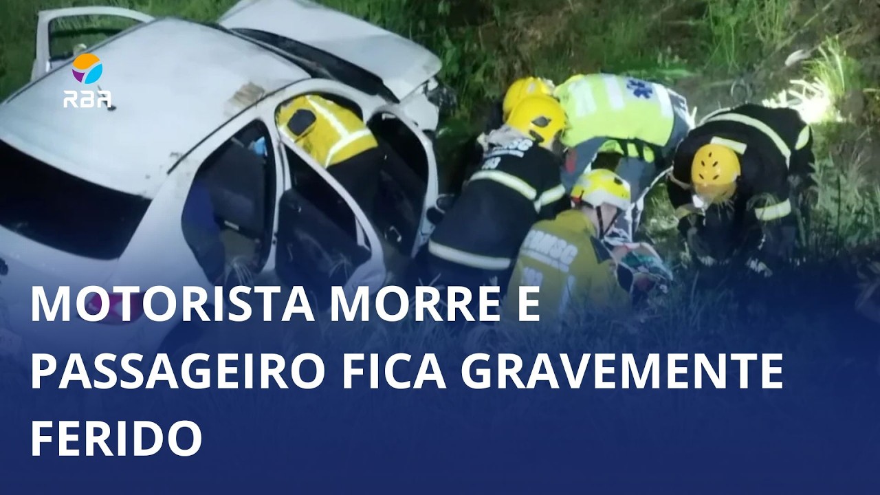 Identificado o jovem de 23 anos que morreu após carro capotar na Rua dos Vereadores, em Rio do Sul