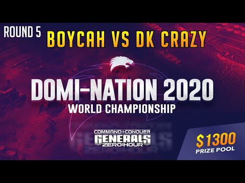 $1300 DOMI-NATION Tournament - Round 5 - BoYcaH vs DK Crazy - Generals Zero Hour Online Multiplayer