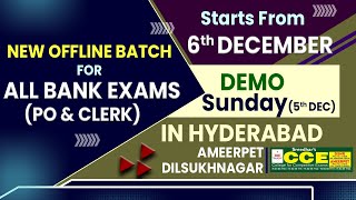 BEST BANK COACHING CENTER IN HYDERABAD | BANK COACHING INSTITUTE FOR IBPS, SBI, RRB PO/CLERK EXAMS
