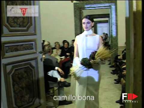 "Camillo Bona" Autumn Winter 2001 Bridalwear Paris & Rome by FashionChannel
