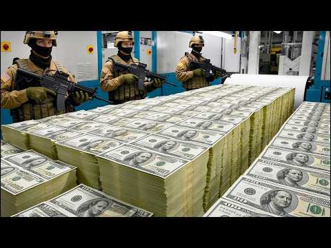 Inside the U.S. Dollar Factory – How America Prints BILLIONS Every Day! (Full Process)
