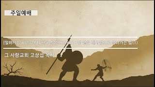 [주일예배] 일하시는 하나님 #8 사무엘상 9:15~21 : 왕 같은 제사장으로 살아가는 법(1)