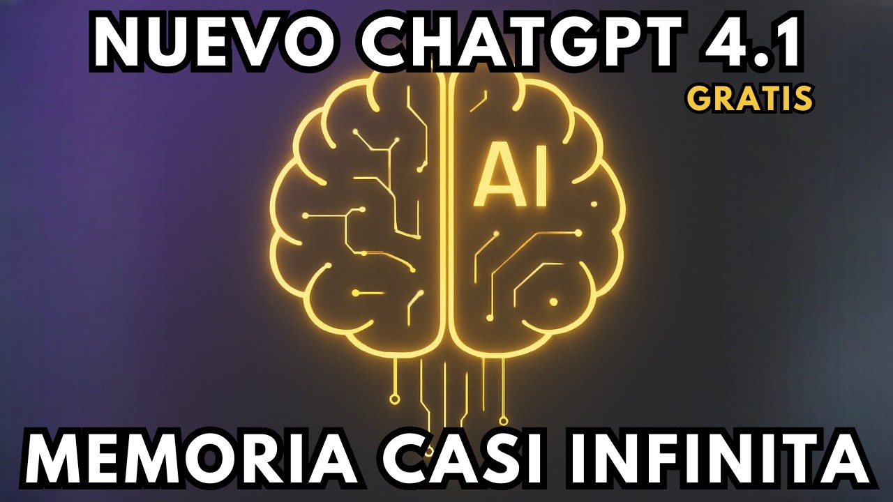 ¡GPT-4.1 es una LOCURA! Nueva Actualización de ChatGPT con 1 MILLÓN de Tokens de MEMORIA