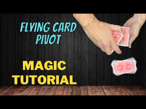 How To Make A Selected Card Fly Out Of A Deck - Flying Card Pivot - Magic Card Trick Tutorial