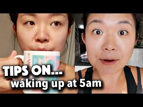 HOW TO WAKE UP AT 5AM EVERY MORNING... (tips) Video