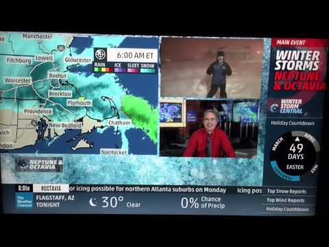 Jim Cantore freaking out - winter storm Neptune thunder snow 2/15/15