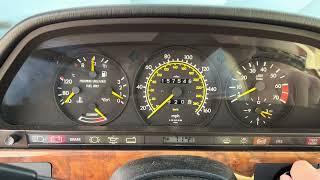 1989 Mercedes-Benz 560 SEC Cold Start