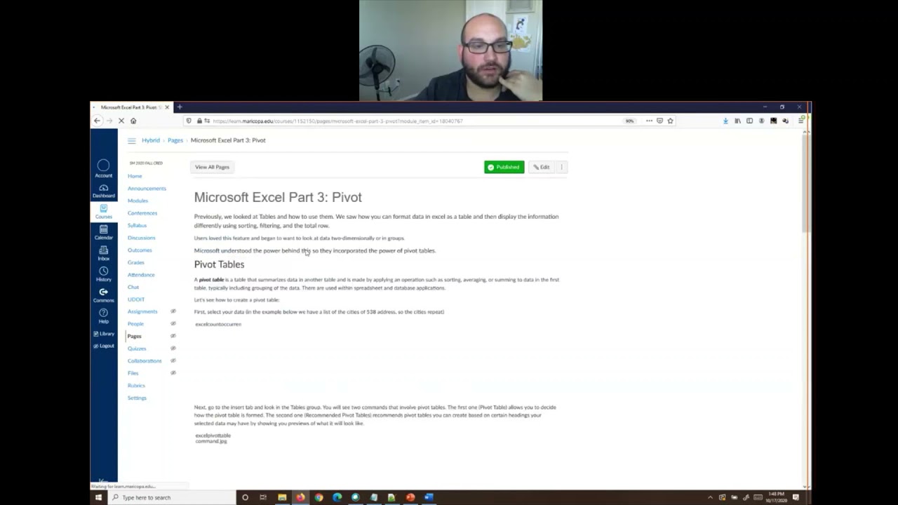 CIS105 - Module 7 Assignments