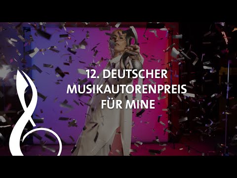Songwriterin MINE gewinnt den 12. Deutschen Musikautorenpreis