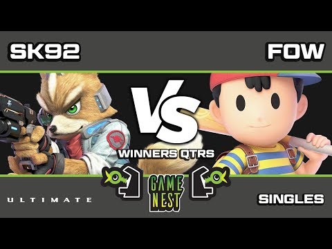 Game Nest Smash It Up: Sk92 (Wolf/Fox) vs Fow (Ness) - Winners Qtrs