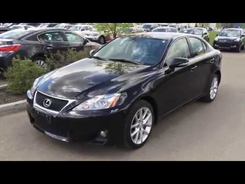 Lexus Certified Pre Owned Black on Black 2011 IS 250 AWD - Leather w/ Moonroof Package - Nisku, AB