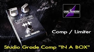 Video thumbnail for Carl Martin Comp / Limiter - Studio Grade Compressor by Alberto Barrero
