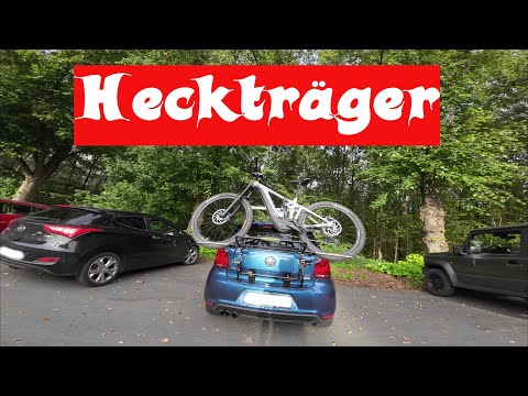 Car too small for a bike and no tow bar? The solution is a rear carrier Paulchen | Giant Reign E+ 1
