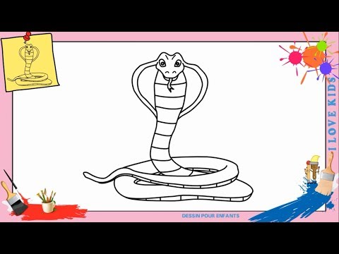 Comment dessiner un serpent FACILEMENT etape par etape