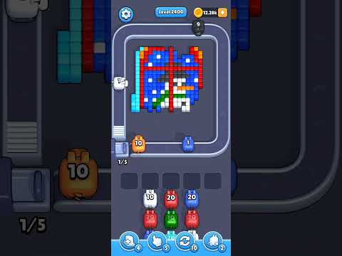 Pixel Flow Level 2400 Walkthrough