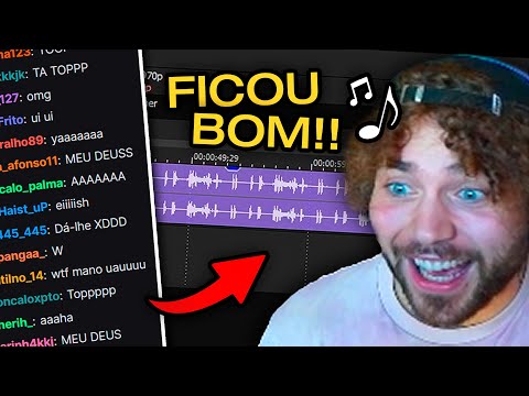 wuant cria música em live e o chat enlouquece