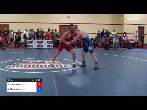 2018 Marine Corps US Open/Masters B Greco Roman 70 Quarters - Jordin Humphrey (TMWC) Vs. Jeff Show