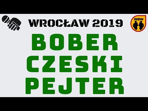 Jury na WBW 2019 Wrocław 🎤 Bober, Czeski, Pejter (freestyle rap)
