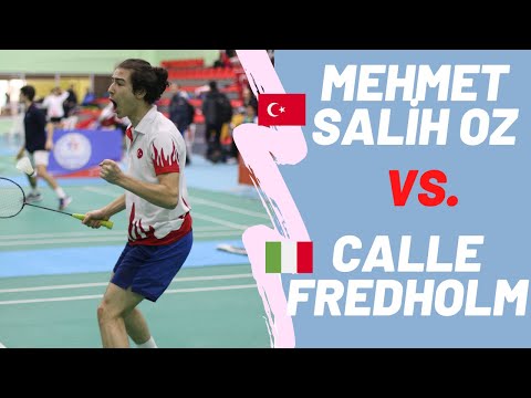 Mehmet Salih ÖZ vs Calle Fredholm MS,  QF Bulgarian International C'ship 2019