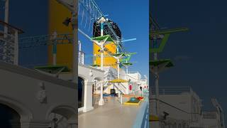 Ropes course, mini golf and arcade aboard Carnival Venezia #cruise #cruising #carnival