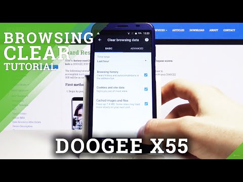 How to Reset Browser History in DOOGEE X55 - Clear Browsing Data
