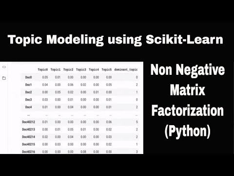 image-What is NMF machine learning?
