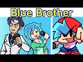 Friday Night Funkin' - VS Baby Blue Brother FULL WEEK + Cutscenes (FNF Mod/Hard) (BF's Baby Bro)
