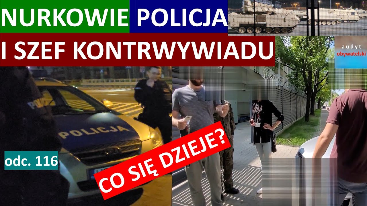 Błędy Policji w sprawie nurków? Kontrwywiad odpowiada na skargę. Policja z Gdyni reaguje na zdjęcia.