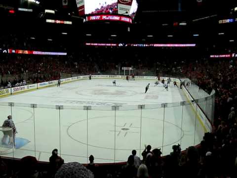 Last 13 seconds of Calgary Flames - Chicago Blackhawks, Game 3, Stanley Cup Playoffs 2009