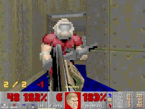 Doom 2 Duel RemiX tdm 2x2 RafaelB+Hauler vs. Vitorio+AverageDooMer in map03