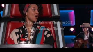 The Best Auditions of The Voice 2017  l  Taylor Alexander Believe