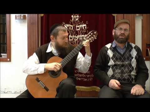 "Stay strong brother"  in the melody of Israel's anthem