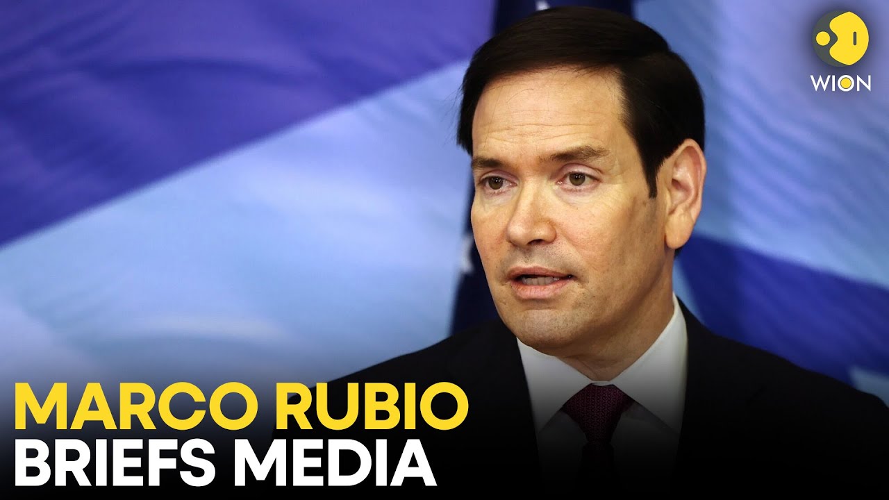 Marco Rubio LIVE: US Secretary of State Marco Rubio Briefs Media | WION