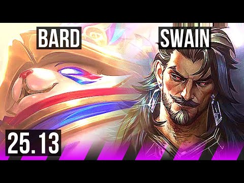 BARD & Sivir vs SWAIN & Samira (SUP) | KR Master | 25.13