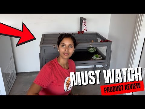 RUNSHED Large Tortoise Habitat with Legs Wheels Overview #ad #amazoninfluencer