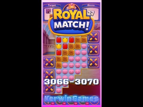 Royal Match Level 3066 3067 3068 3069 3070 - No Boosters Gameplay
