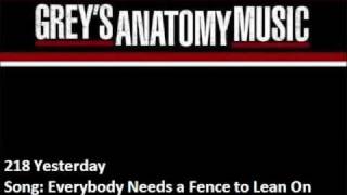 218 Headlights - Everybody Needs a Fence to Lean On