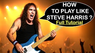 How to play like Steve Harris? 2 simple rules!